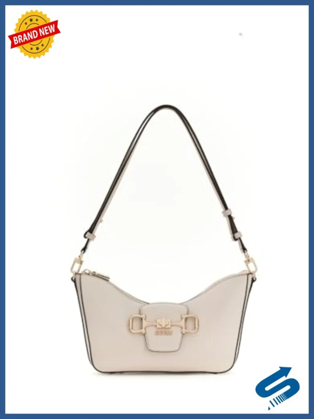 GUESS Janie Convertible Shoulder Bag Polyurethane Hobo